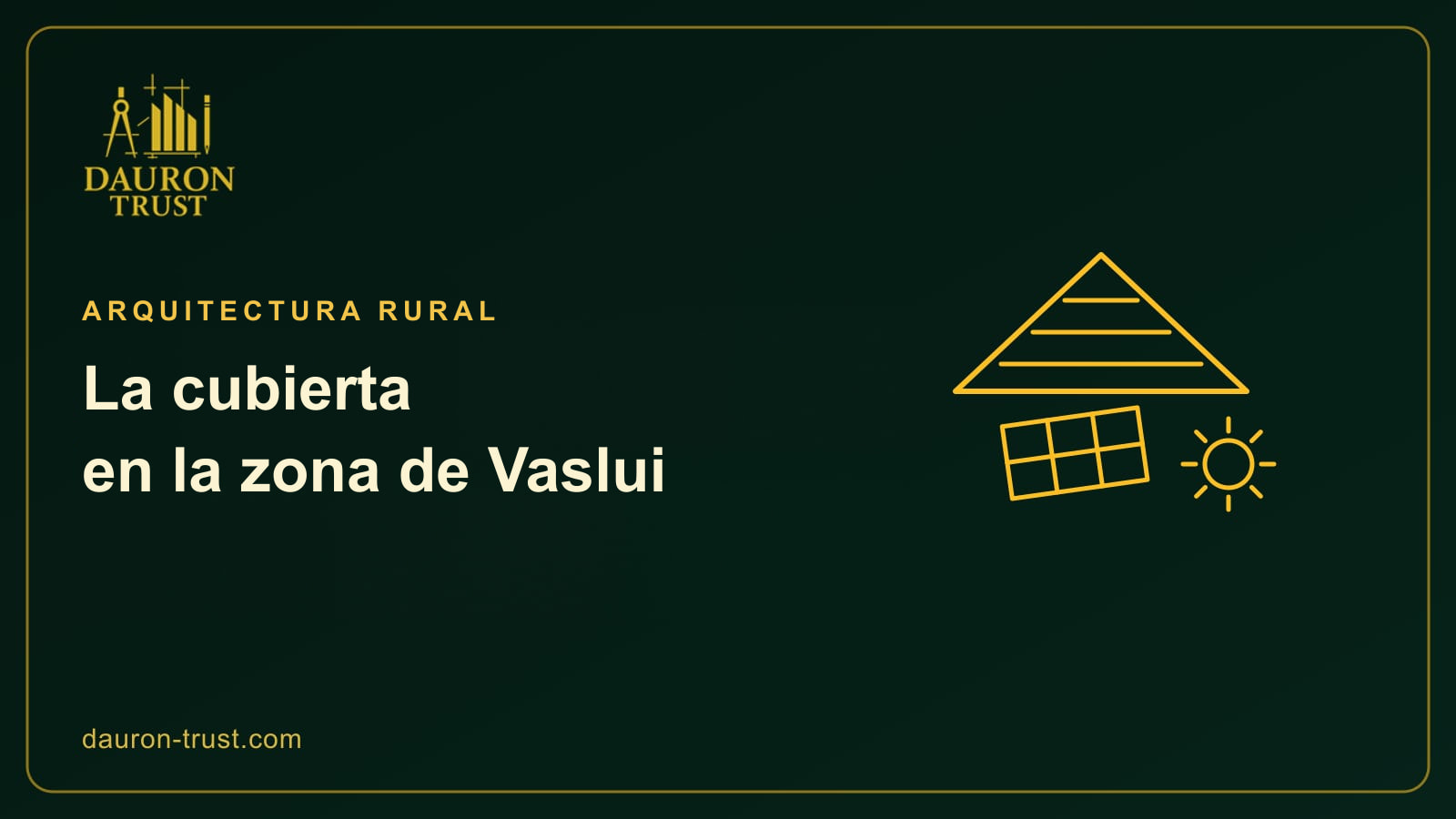 Cubierta con material de cubrición y panel solar, para la zona de Vaslui